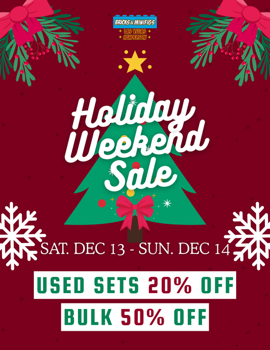 Holiday LEGO Sale at Bricks & Minifigs Las Vegas & Henderson🎉
